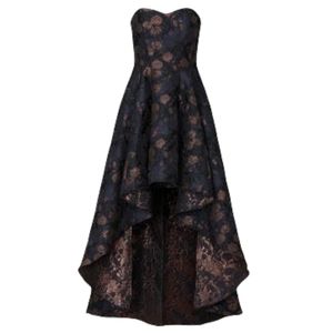 Badgley Mischka Floral High Low Gown size 12